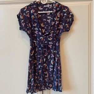 Floral purple Urban Outfitters dress